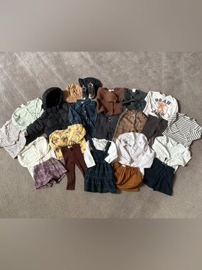 Zara Kids Mixed Clothing Set - Black, Brown, Cream, Navy, Green, Rust